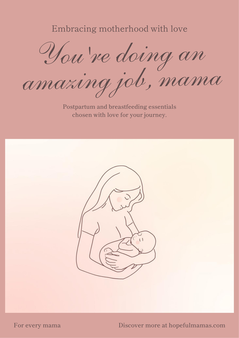 A mother holding her baby